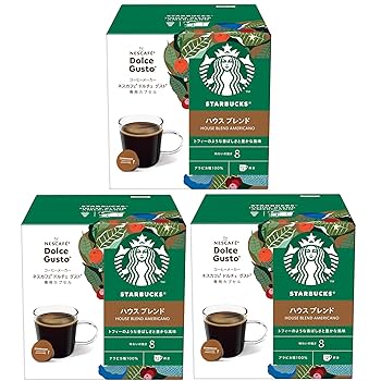 Starbucks Coffee - スターバックス　ドルチェグスト　３種×５箱 Amazon.co.jp: スターバックス ハウス ブレンド ネスカフェ